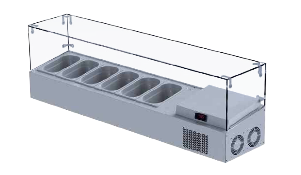 Set Üstü Saladbar - Camlı  +4&#47;+10 Derece 