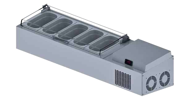 Set Üstü Saladbar - Pleksiglass  +4&#47;+10 Derece 