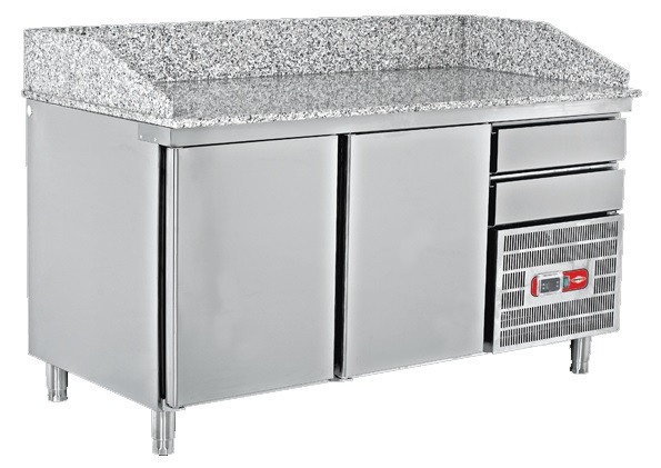 Granite Pizza Salad Refrigerator